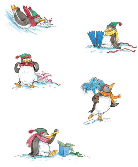 Tacky the Penguin - illustration by Lynn Munsinger
